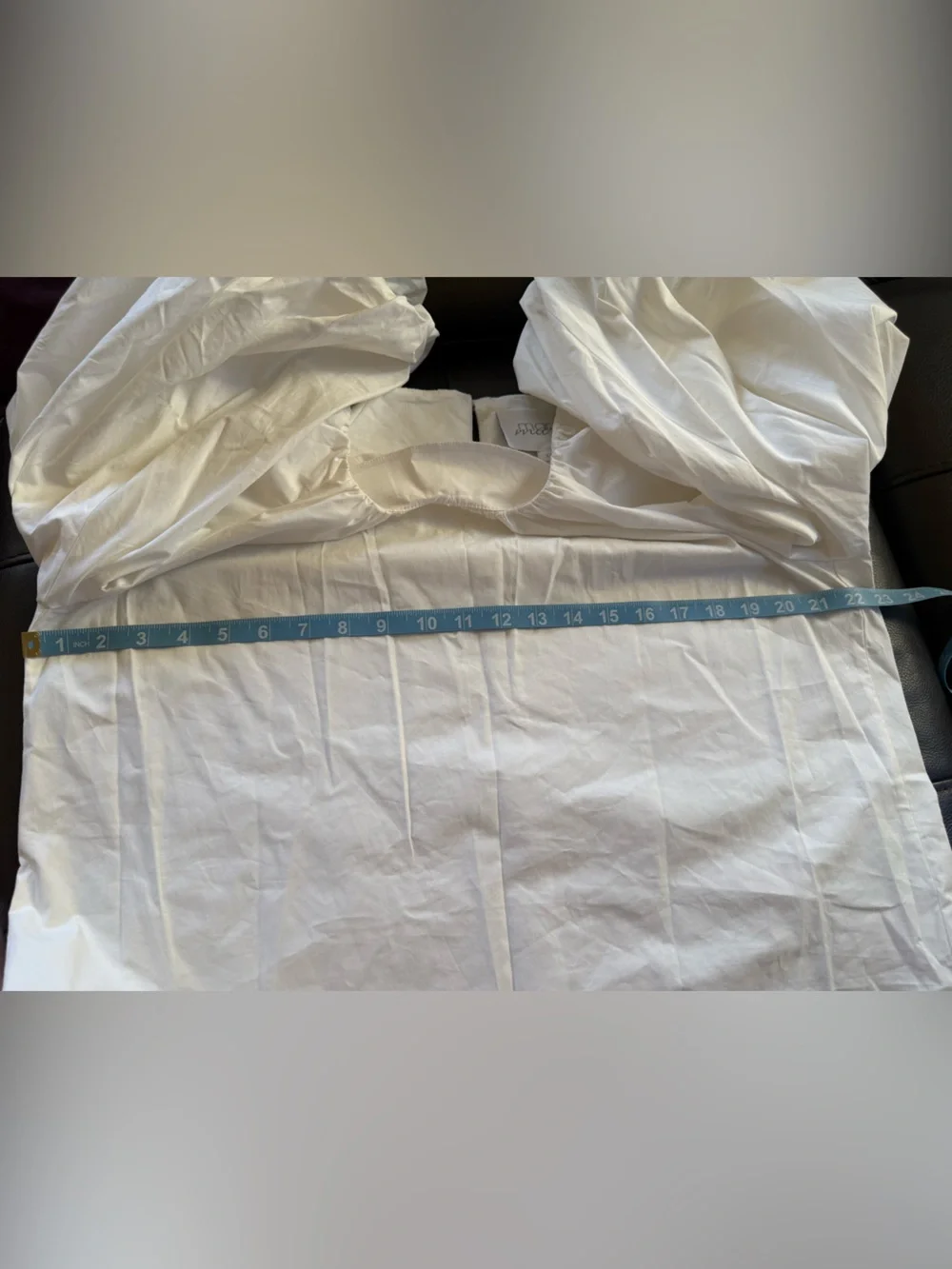 NWT Anthropologie Mare Mare White Cotton Puff Balloon Sleeve Blouse Top XXS/XS